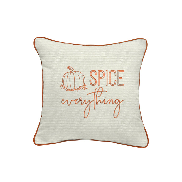 Sunbrella Fall &amp; Halloween Embroidered Outdoor Pillow - Made in the U.S.A