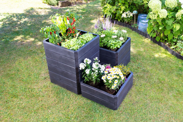 Ergo "Quadro" Stackable Raised Bed Planters by Graf (3 Sizes)  Made in Germany
