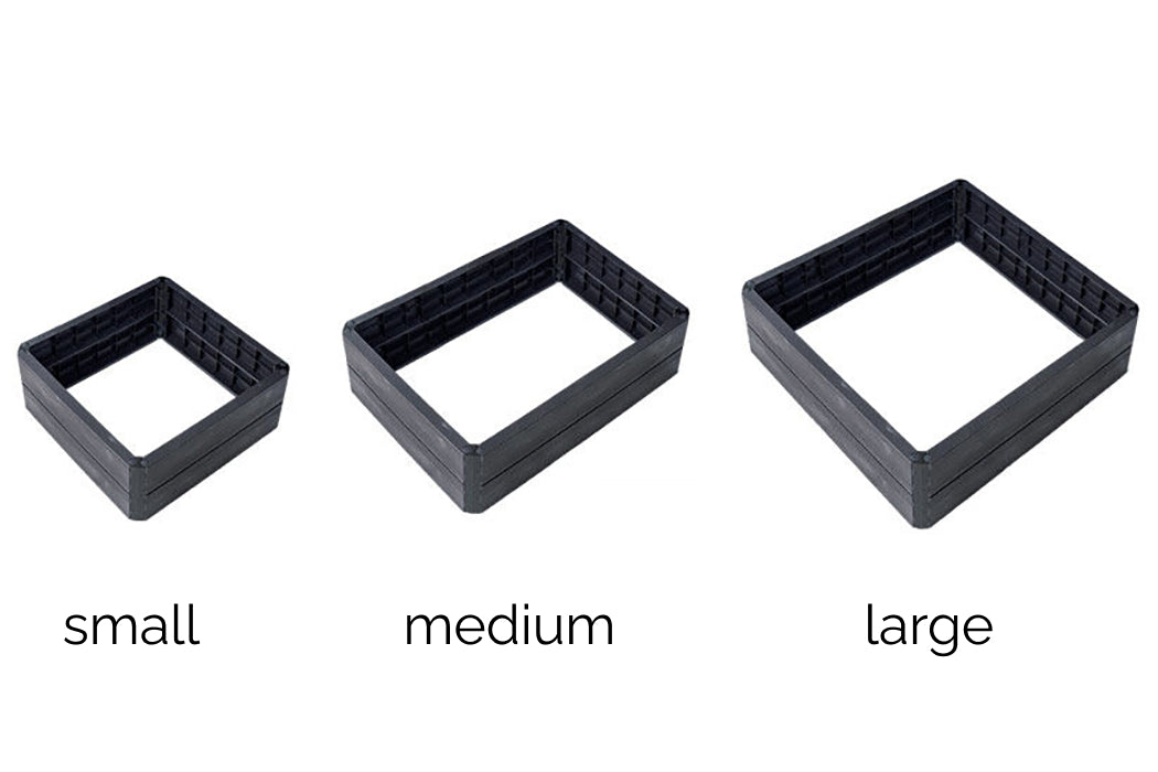 Ergo "Quadro" Stackable Raised Bed Planters by Graf (3 Sizes)  Made in Germany