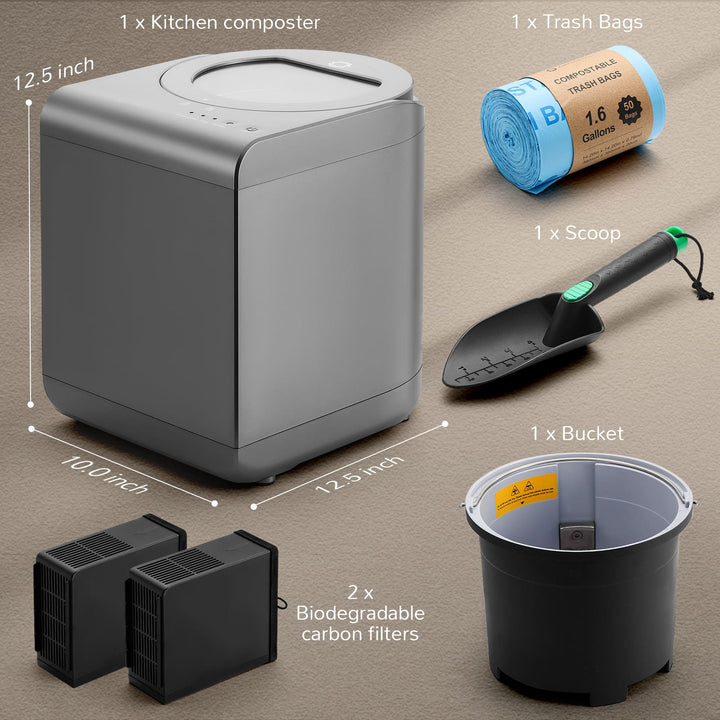 Revive V500 Electric Kitchen Composter, Visual Version