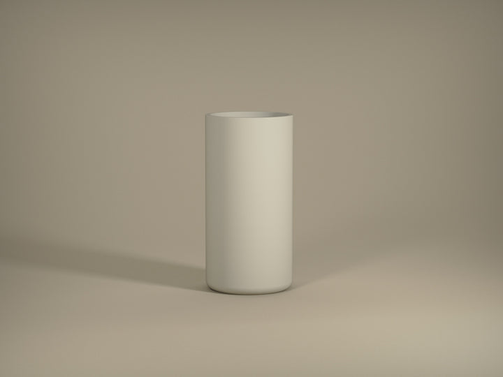 Tau Fiberglass Cylindro Collection 11.8" x 11.8" x 23.6"