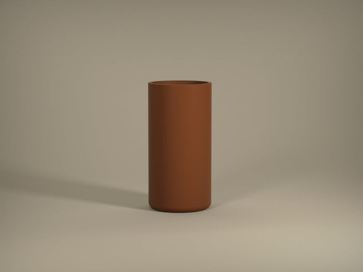 Tau Fiberglass Cylindro Collection 15" x 15" x 29.9"