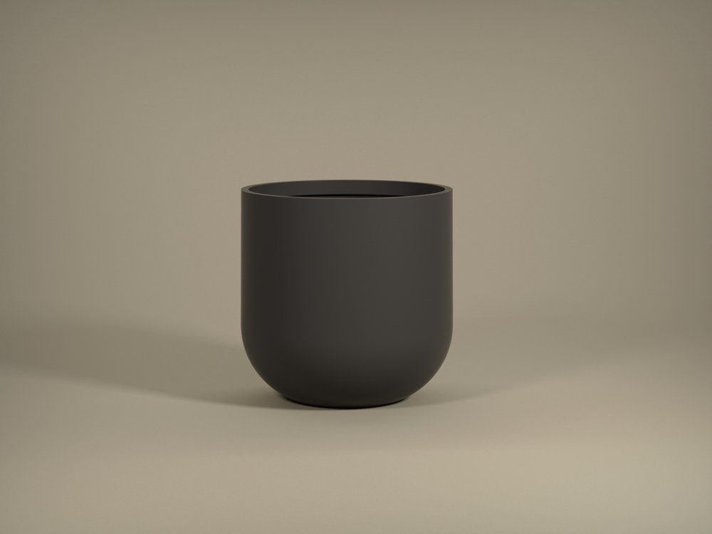 Rotunda Series 2970 Large Fiberglass Planter Collection- Three Sizes