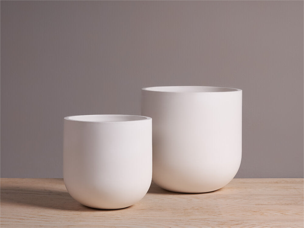 Rotunda Series 2970 Large Fiberglass Planter Collection- Three Sizes