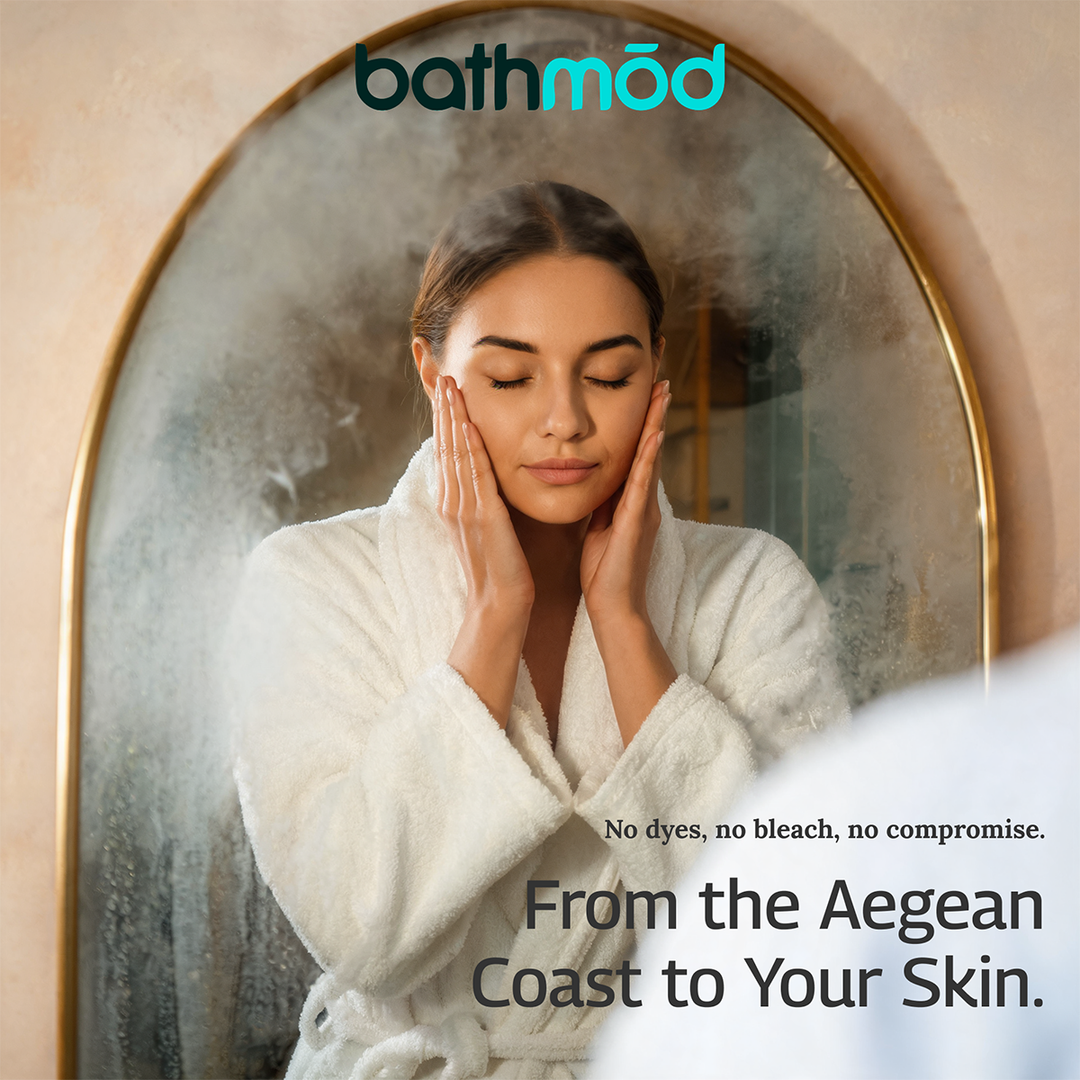 Luxury Organic Bathrobe &amp; Slipper Set
