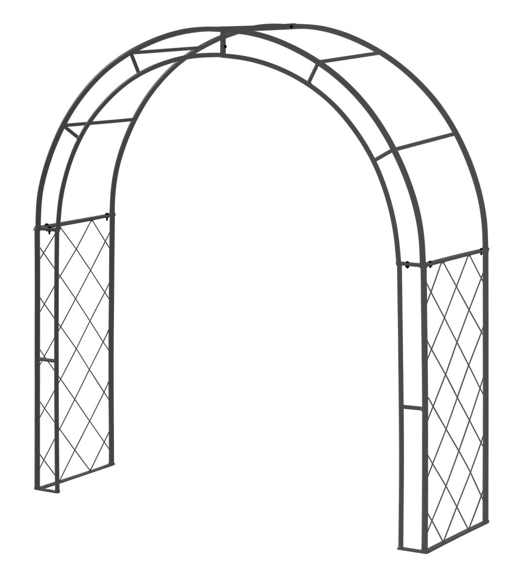 VegTrug Climbing Garden Arch - Black