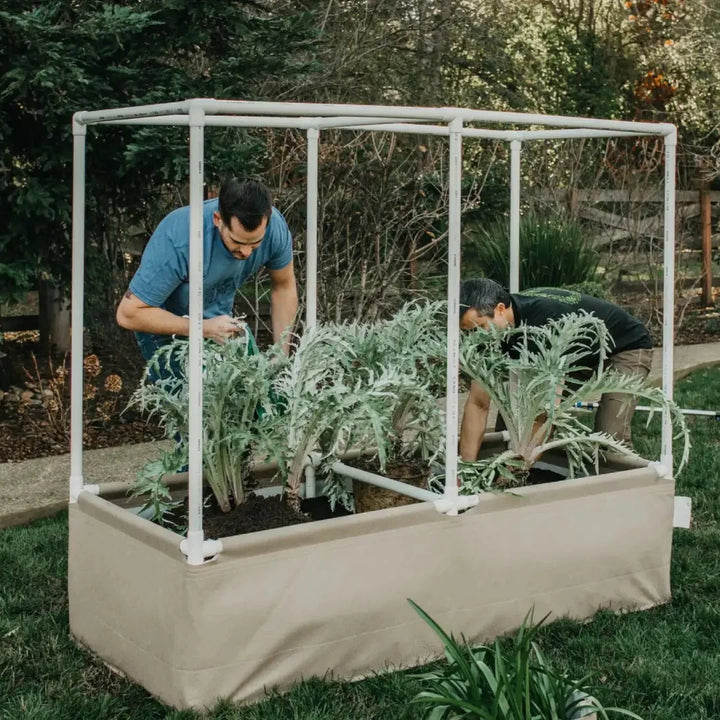 DIY Living Soil Fabric Bed