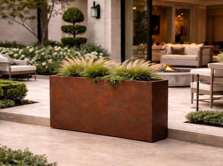 Corten Steel Edge Planters - FREE SHIPPING!