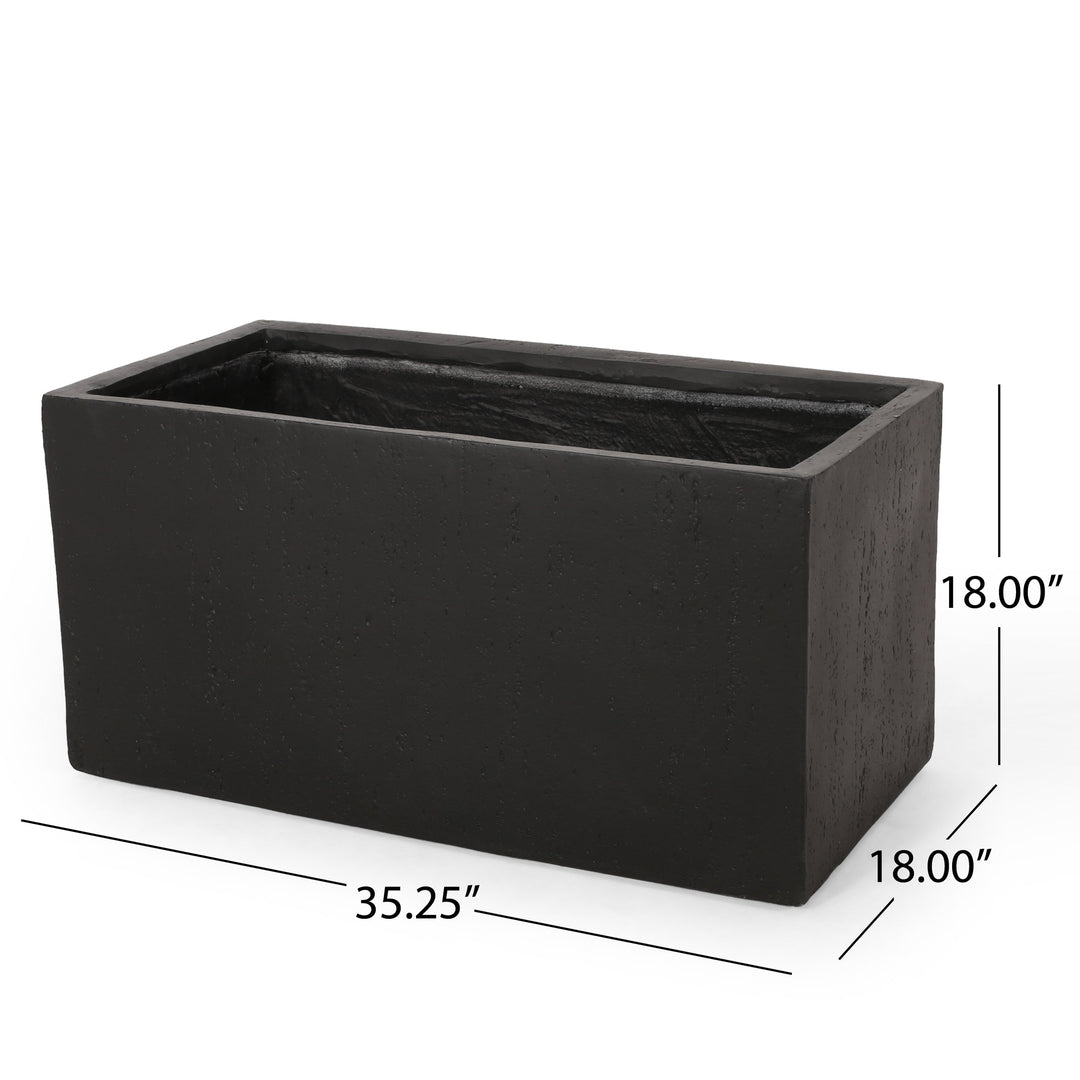 Outdoor Large Square MGO Planter 35&