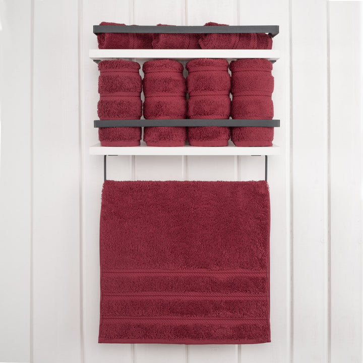 American Soft Linen 100%  Cotton Turkish Towels, 4 Pack Hand Towel Set, Super Soft, Absorbent, Quick Dry Premium Towels