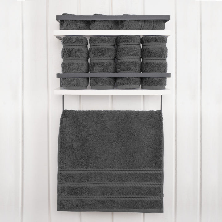 American Soft Linen 100%  Cotton Turkish Towels, 4 Pack Hand Towel Set, Super Soft, Absorbent, Quick Dry Premium Towels