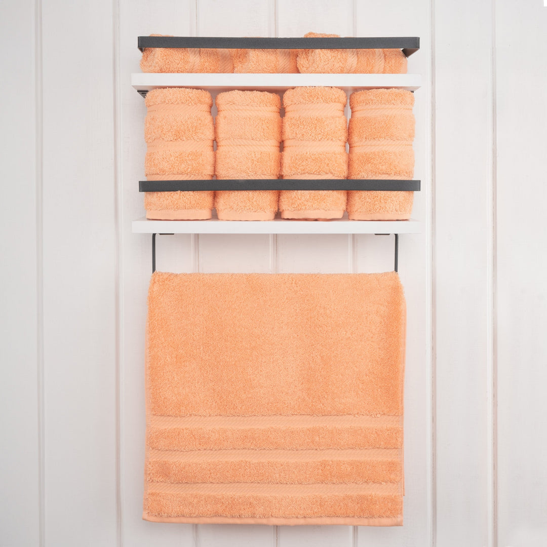 American Soft Linen 100%  Cotton Turkish Towels, 4 Pack Hand Towel Set, Super Soft, Absorbent, Quick Dry Premium Towels