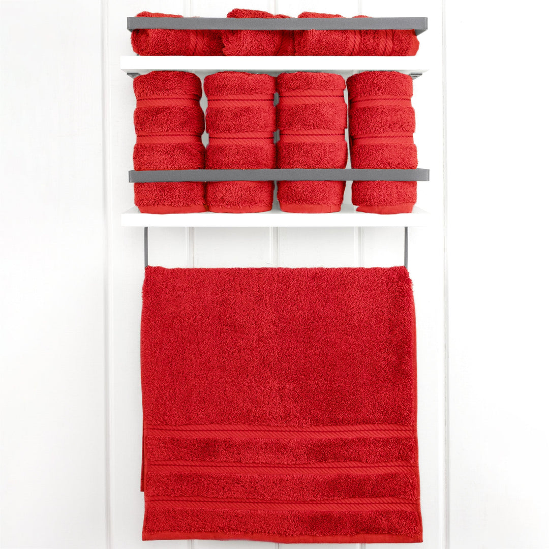 American Soft Linen 100%  Cotton Turkish Towels, 4 Pack Hand Towel Set, Super Soft, Absorbent, Quick Dry Premium Towels