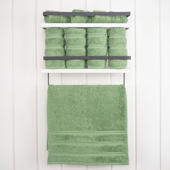American Soft Linen 100%  Cotton Turkish Towels, 4 Pack Hand Towel Set, Super Soft, Absorbent, Quick Dry Premium Towels