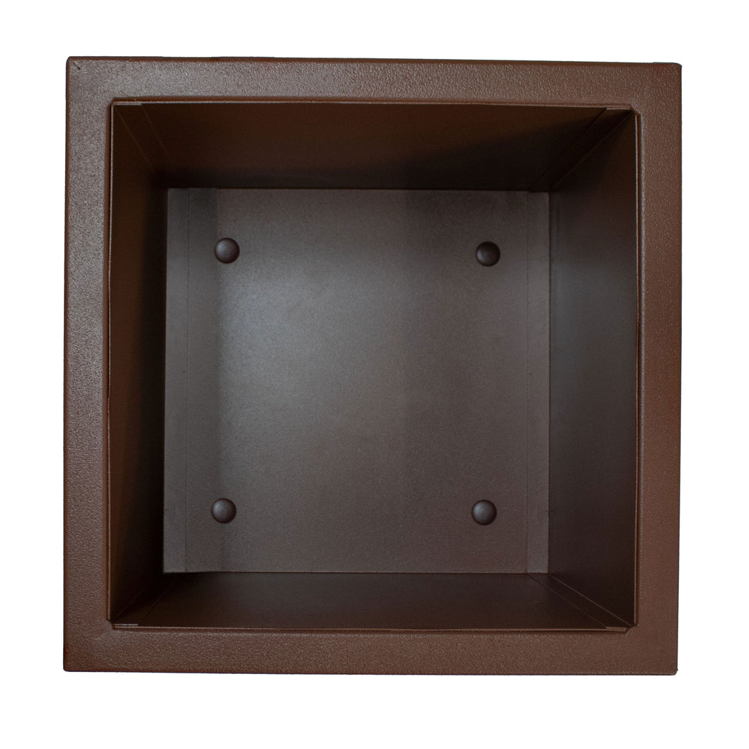 Modern Simplicity Metal Planter Boxes with Legs - 19.75" H and 27" H