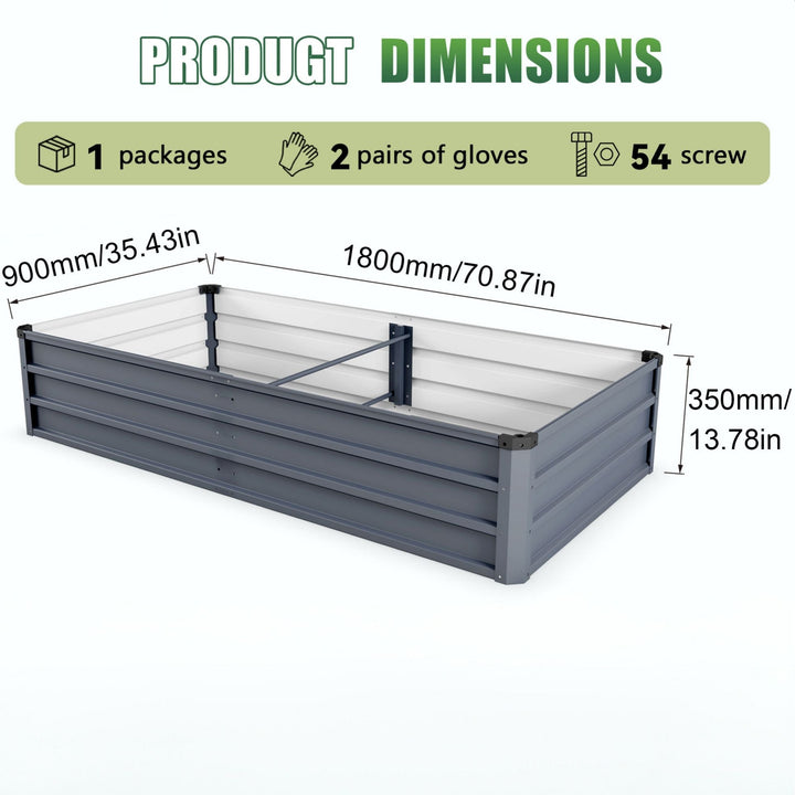 Large Raised Bed Garden For Outdoor Gardening Comes in 2 Different Heights