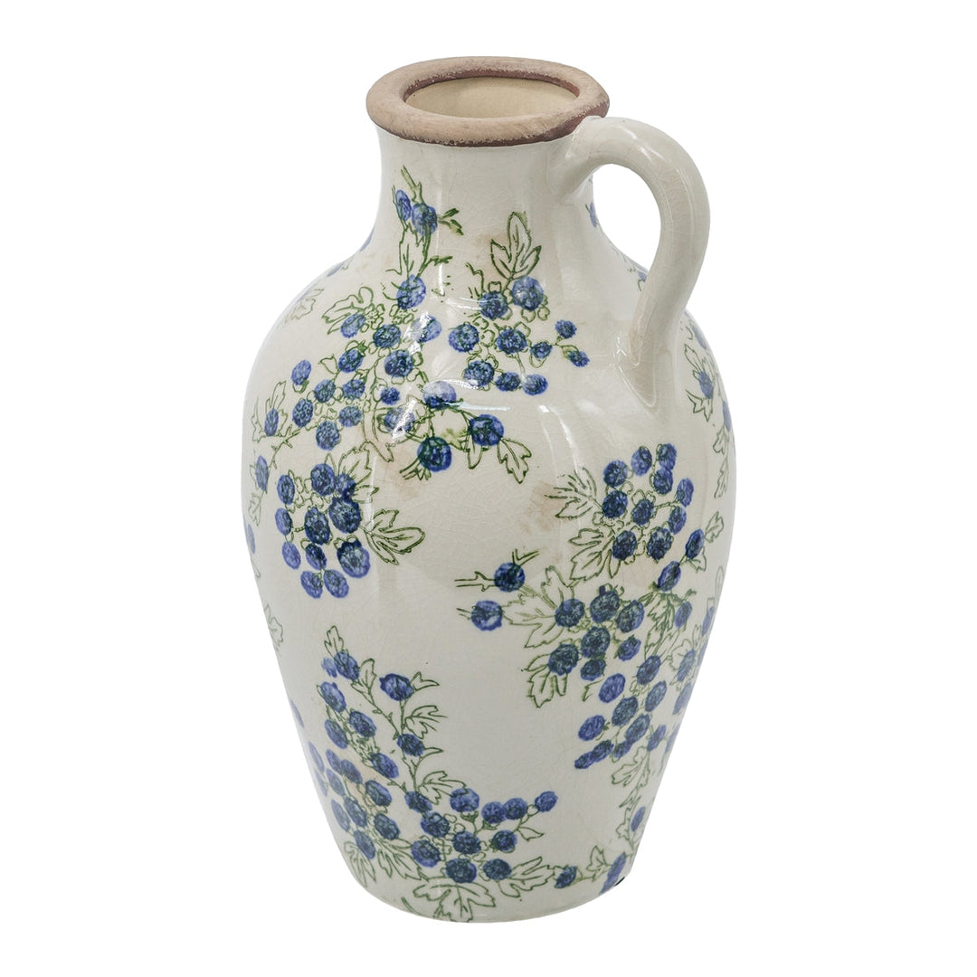 Vintage European Pottery-Inspired Vase