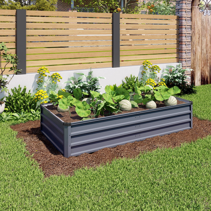 Large Raised Bed Garden For Outdoor Gardening Comes in 2 Different Heights