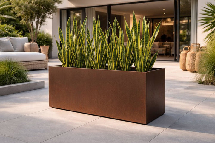 Corten Steel Box Planters - FREE SHIPPING! - Made in the U.S.A