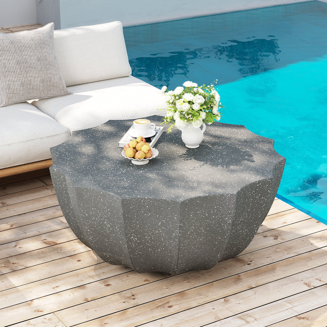 Modern Indoor and Outdoor Waterproof Coffee Table - 2 Great Colors!