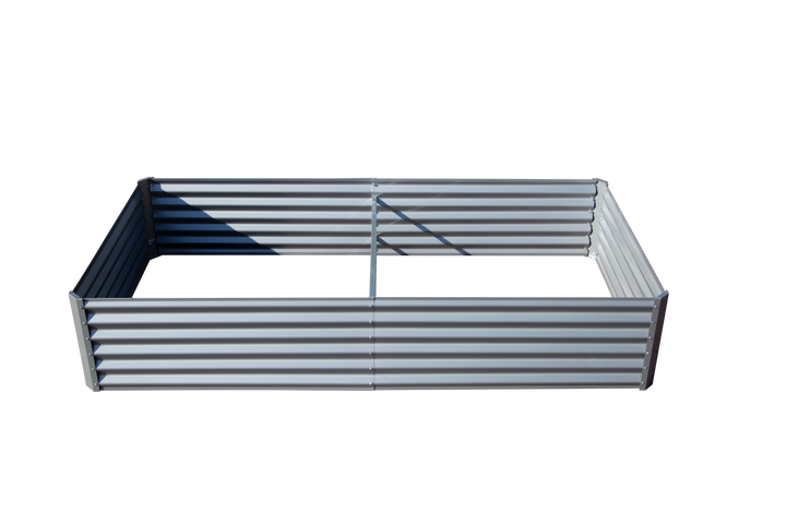Galvanized Raised Garden Bed - 6 ft x 3 ft. x 1 ft