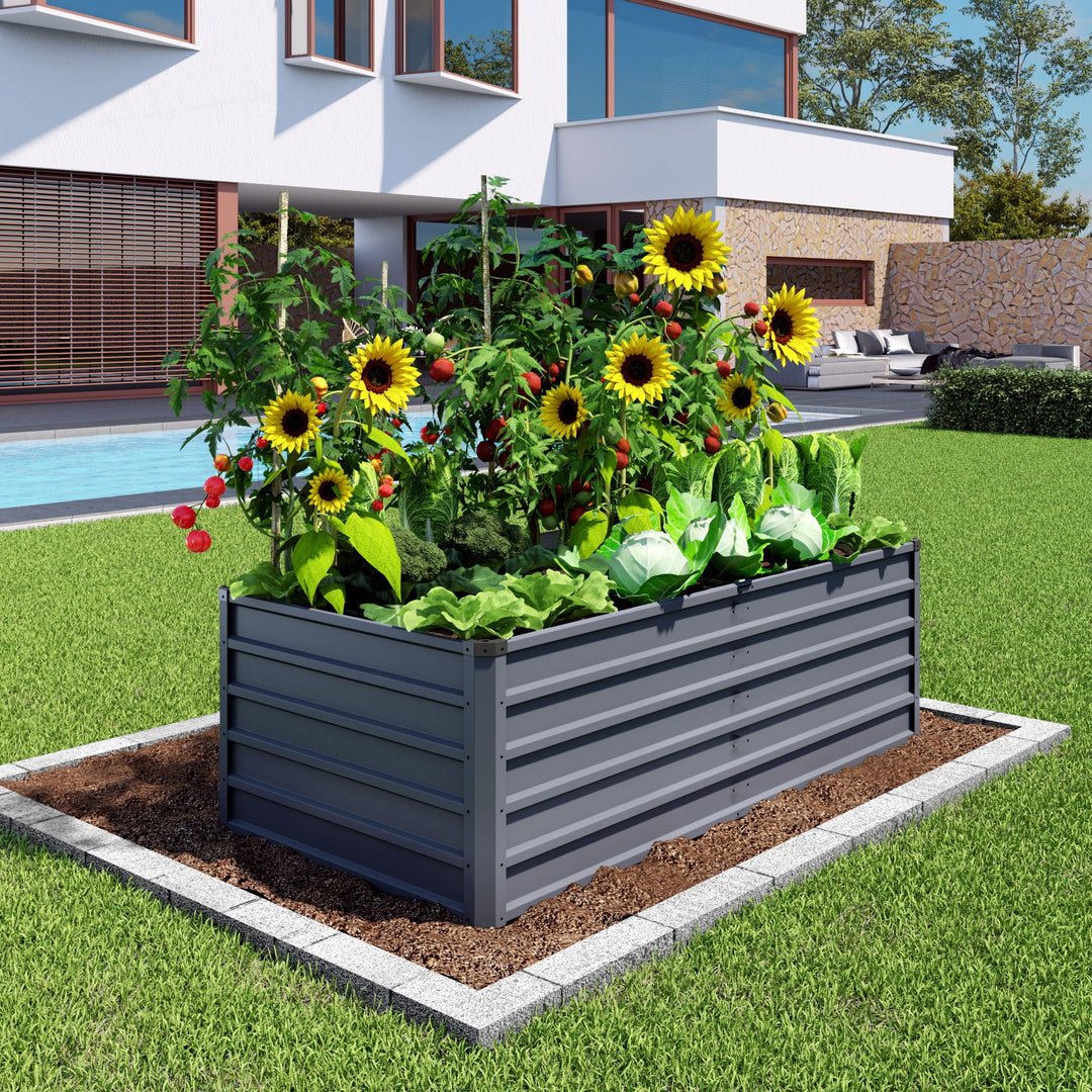 Large Raised Bed Garden For Outdoor Gardening Comes in 2 Different Heights