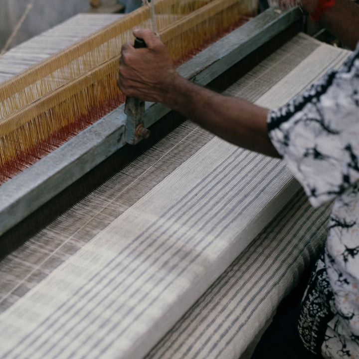 Stripes Pattern Soft Handwoven Merino Throw