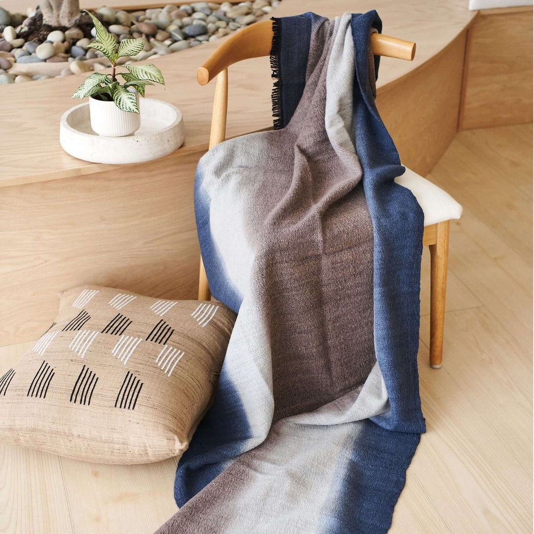 Handloom Handspun Merino Throw