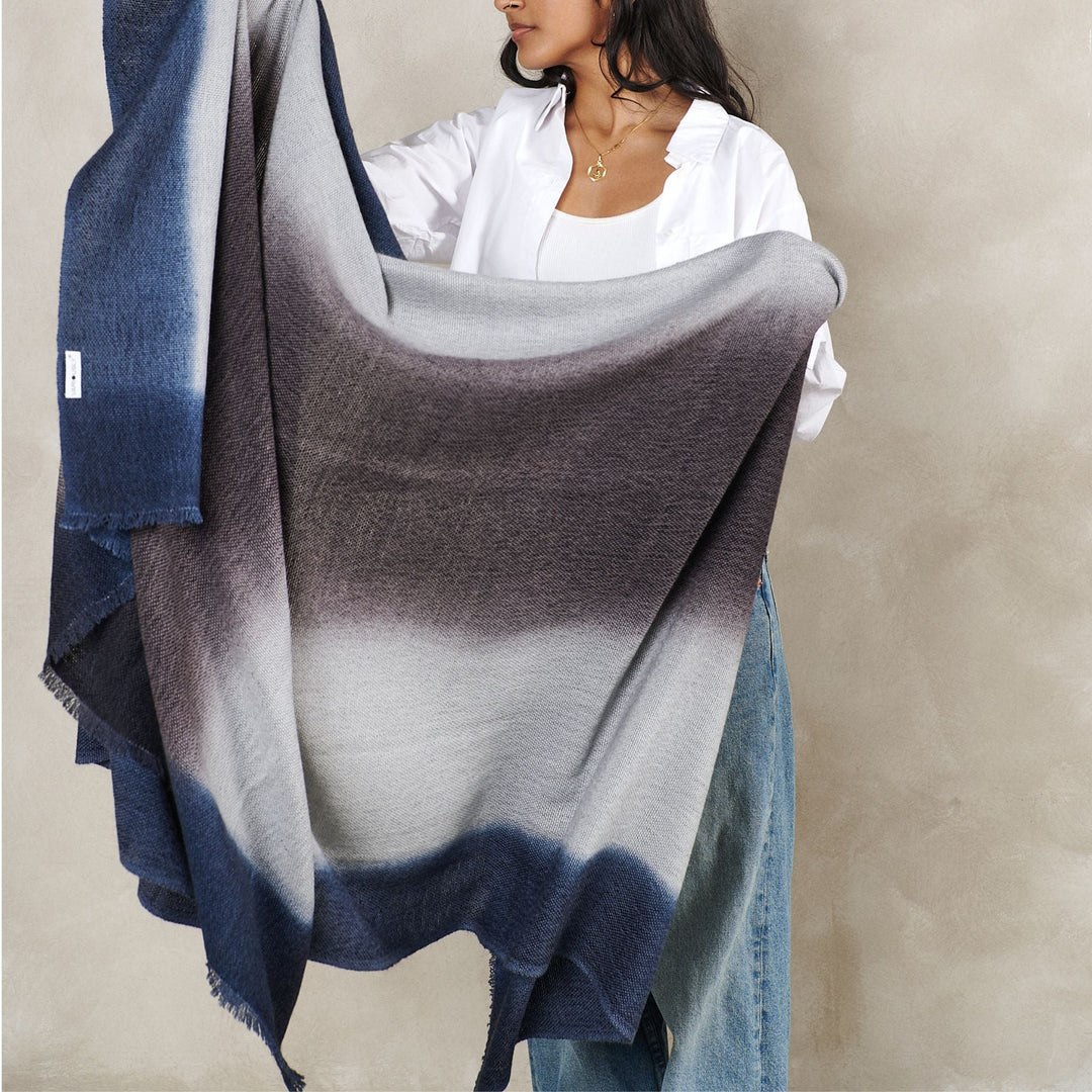 Handloom Handspun Merino Throw