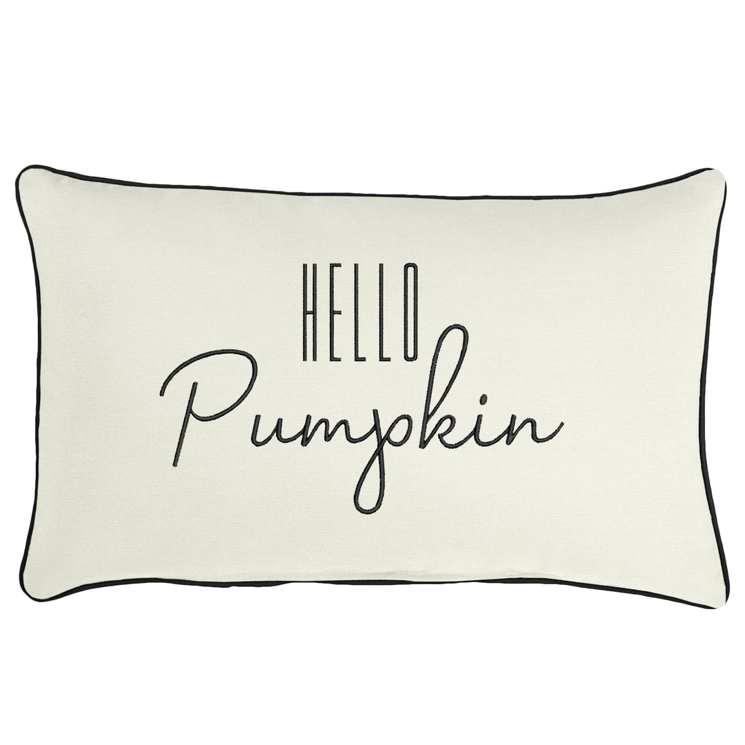 Sunbrella Fall Embroidered Outdoor Pillow - Made in the U.S.A