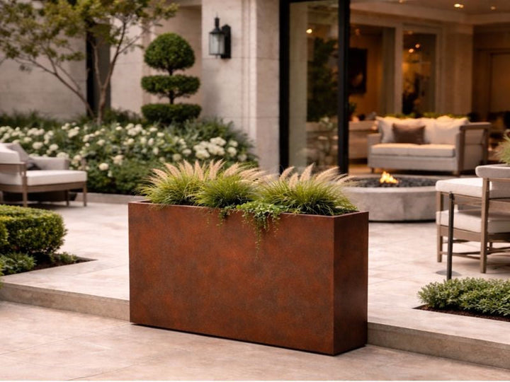 Corten Steel Edge Planters - FREE SHIPPING!