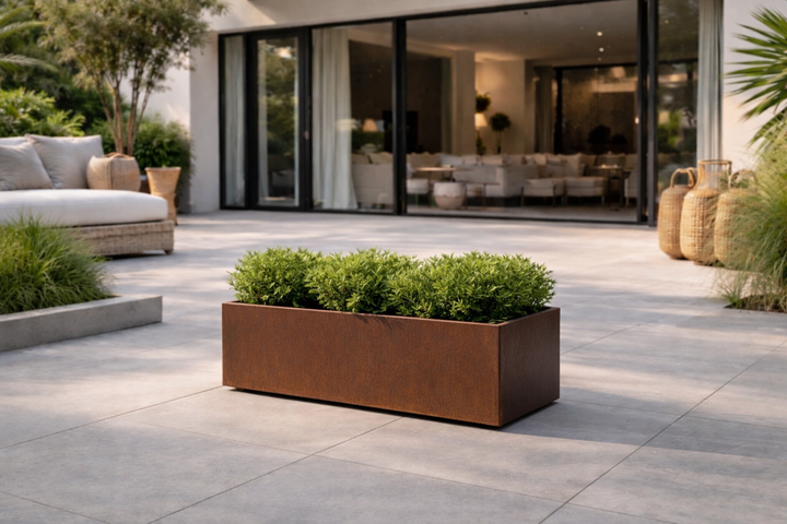 Corten Steel Box Planters - FREE SHIPPING! - Made in the U.S.A