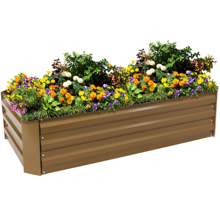 Galvanized Steel Raised Garden Bed - Rectangle - 48"