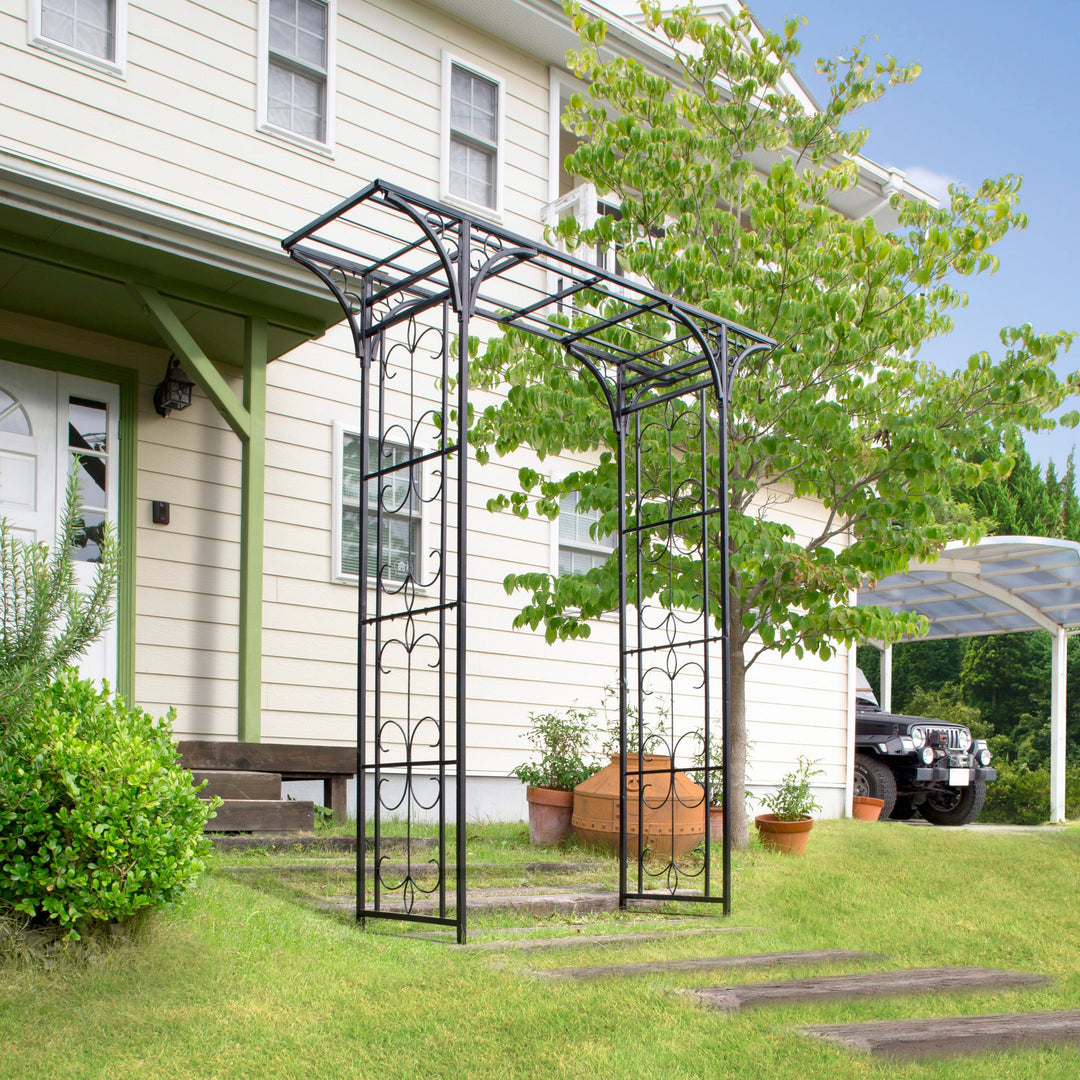 Veg Trug Osaka Garden Iron Arch