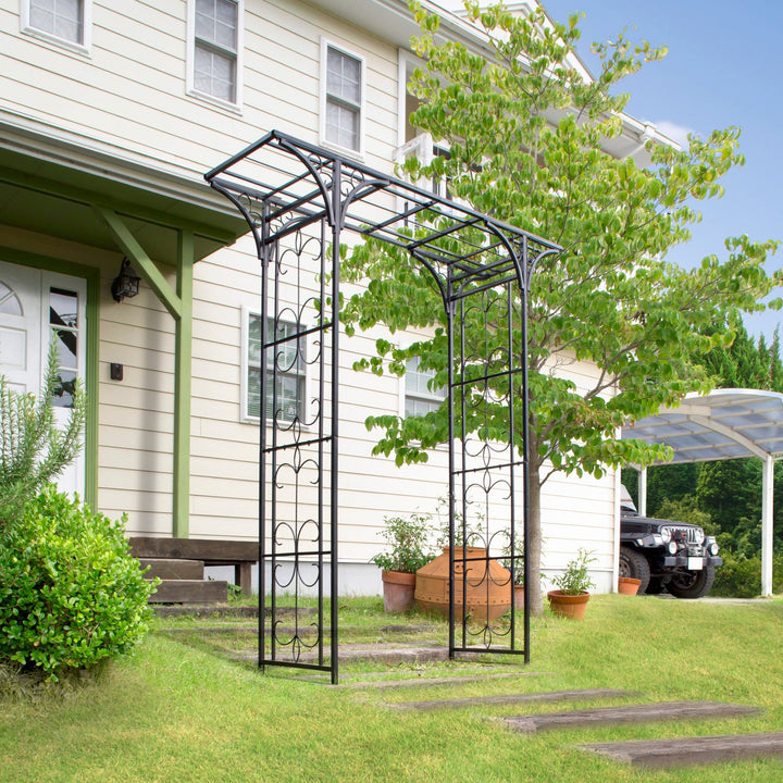 Veg Trug Osaka Garden Iron Arch