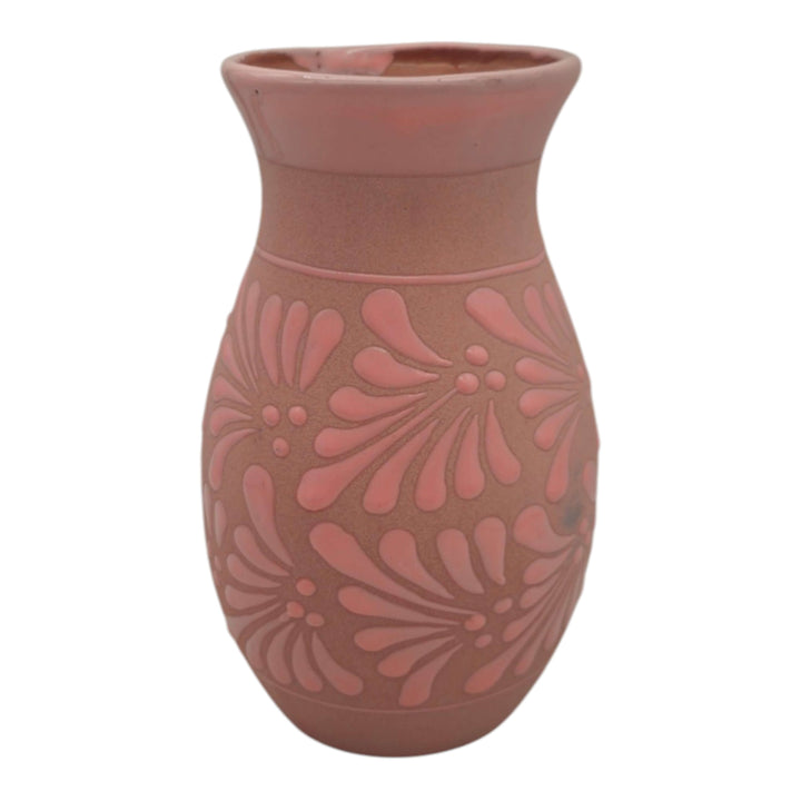 Pink Talavera Vase | Handmade Floral Pottery