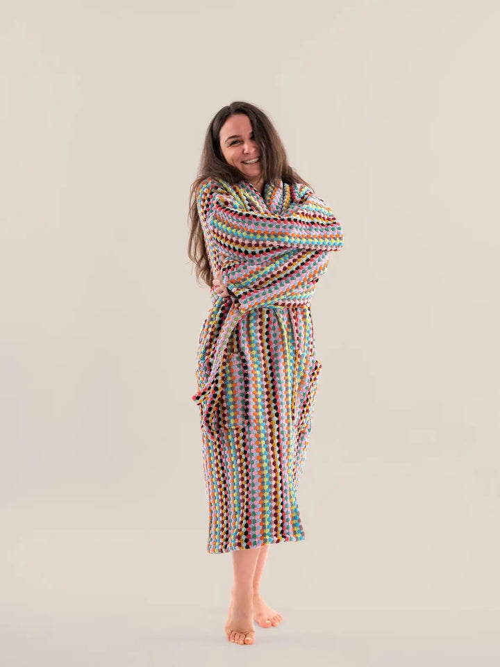 Pom Pom Bathrobe
