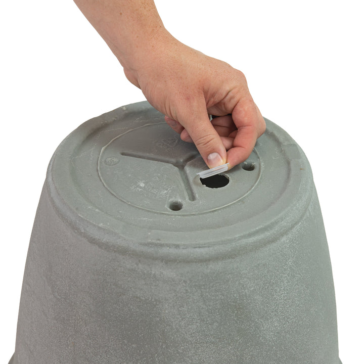 Anjelica Polyresin Large Round Outdoor Planter