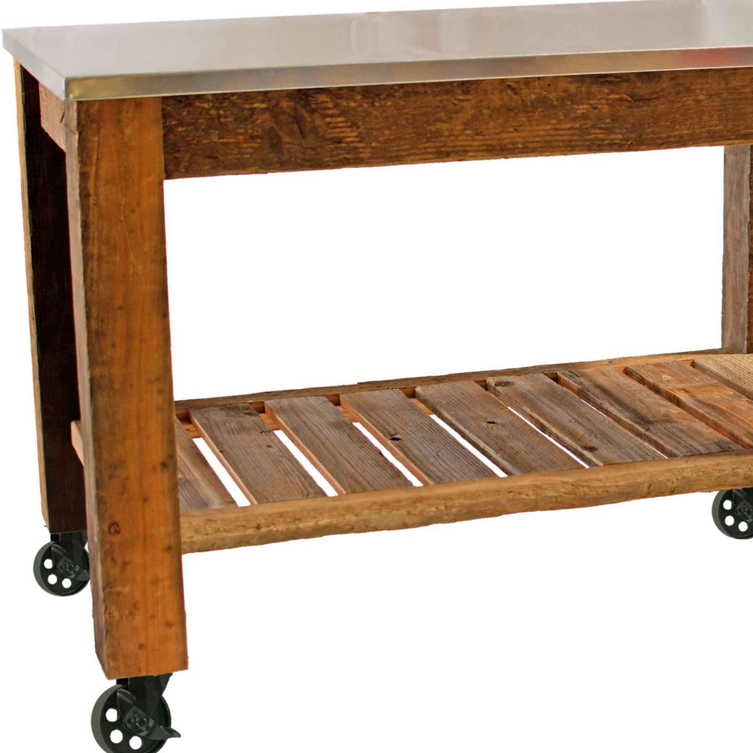 Redwood Potting Table Rolling Cart - Multiple Choice Available - Made in the U.S.A