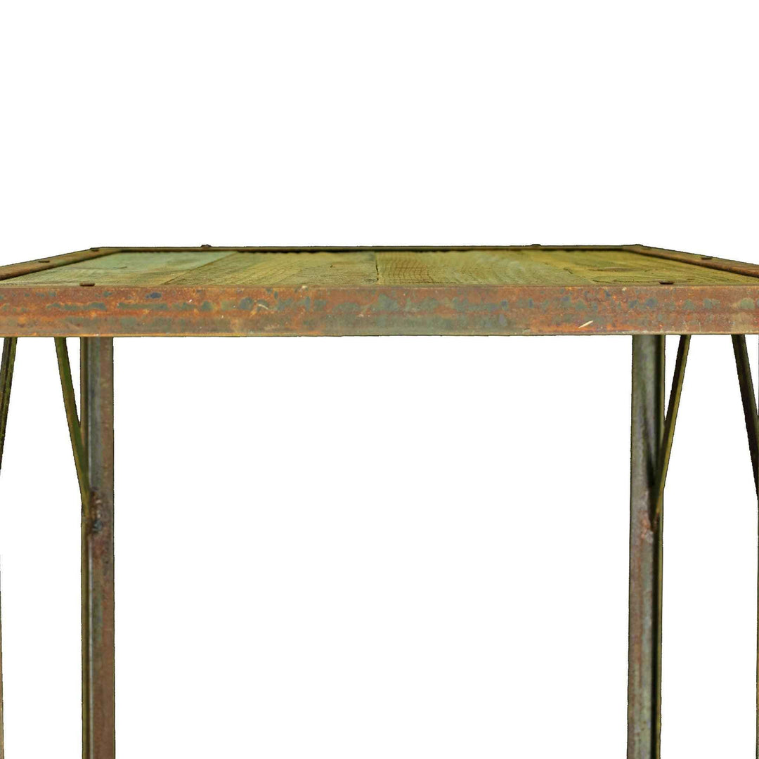 Rustic Redwood Outdoor Work Table - Made in the U.S.A