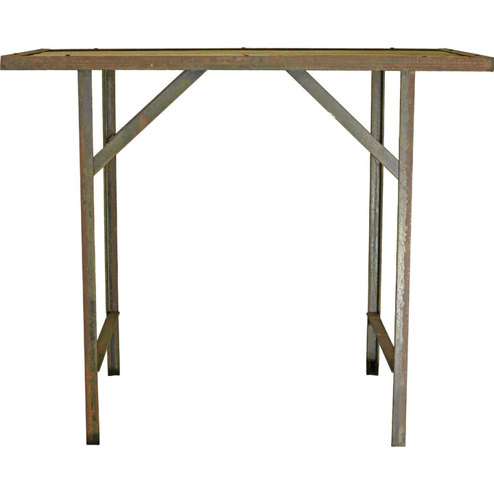 Rustic Redwood Outdoor Work Table - Made in the U.S.A