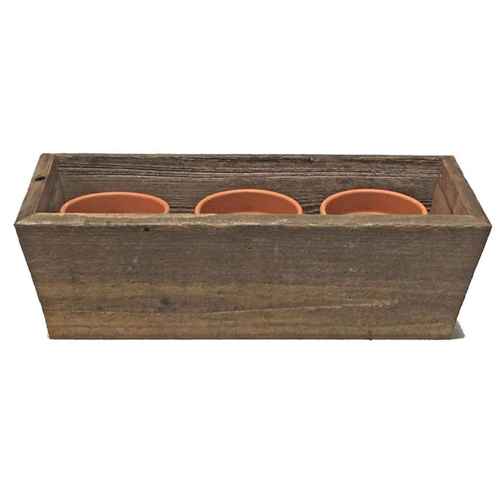 Tapered Redwood Wooden Planters Box - Made in the U.S.A