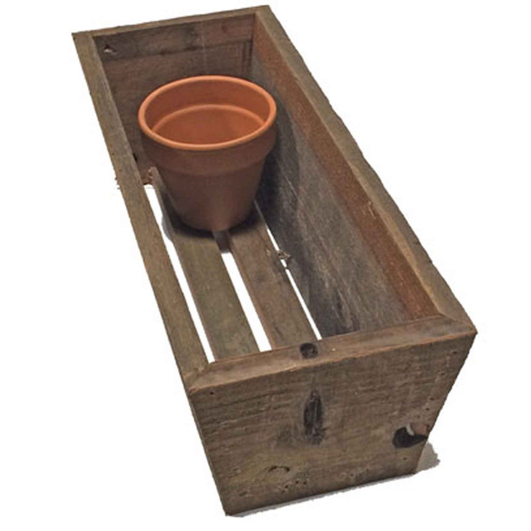 Tapered Redwood Wooden Planters Box - Made in the U.S.A