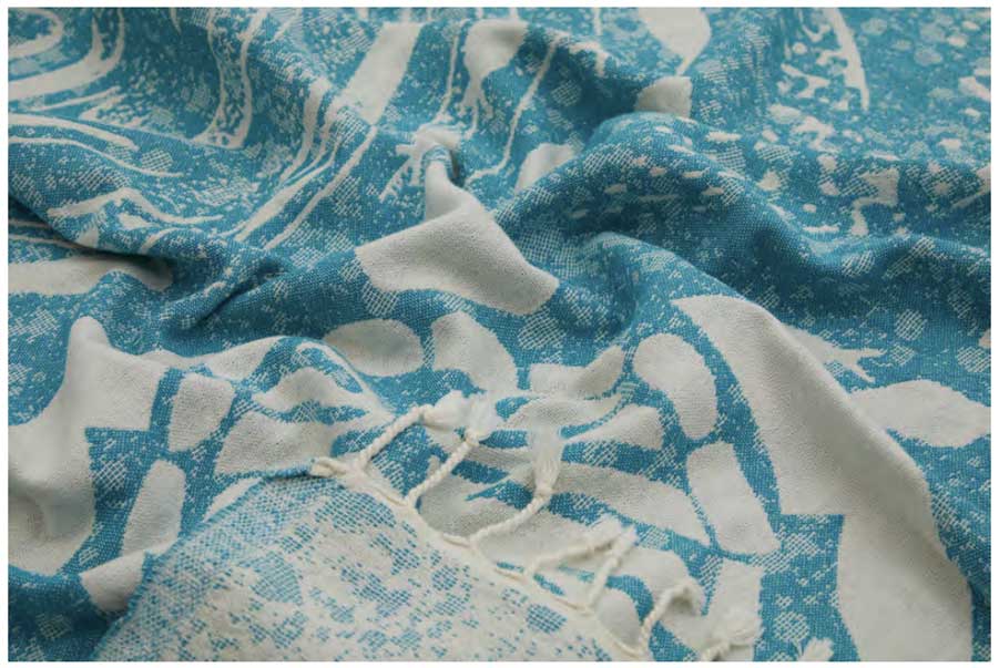 Tourbillon Turquoise - Turkish Towel