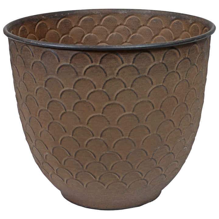 Dinah Metal Outdoor Plant Pots - 12.5"