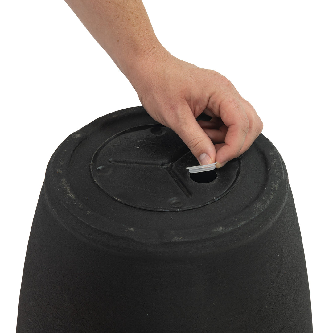 Anjelica Polyresin Large Round Outdoor Planter