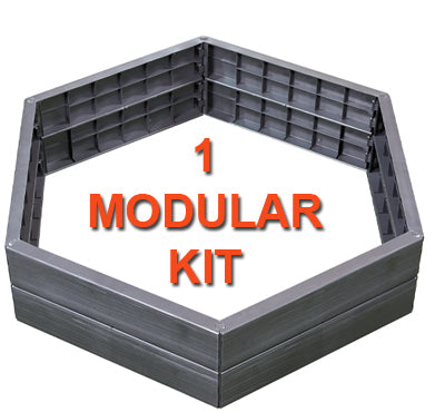 Modular Raised Bed - Single Unit  Made in Germany