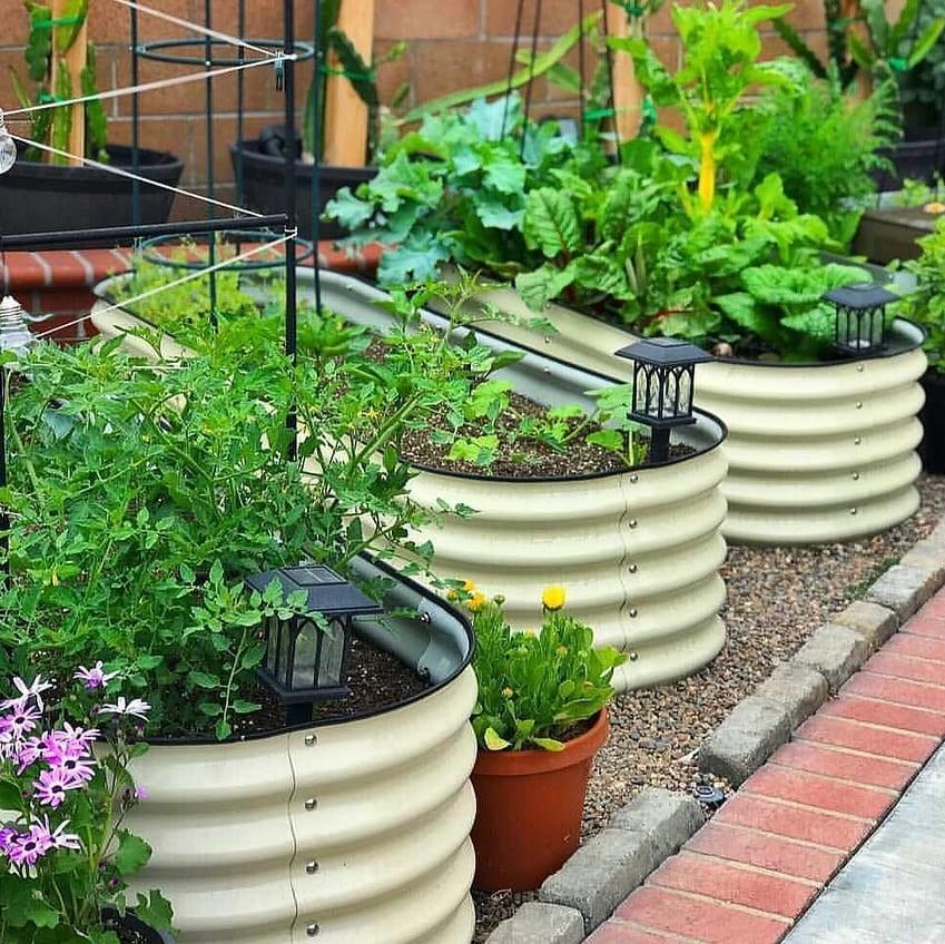 17" Tall 6 In 1 Modular Metal Raised Garden Bed Kit - GreenLivingSupply-Store