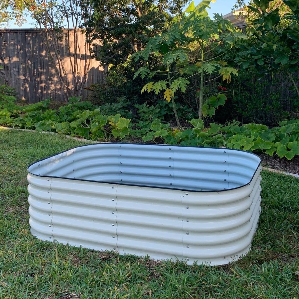 17" Tall 6 In 1 Modular Metal Raised Garden Bed Kit - GreenLivingSupply-Store