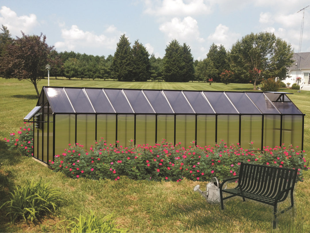 Mont Greenhouse 8FTx 24FT - Black Finish - Mojave